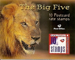 SOUTH AFRICA, 2003, Booklet 61a,  Big Five, Self-adhesive, Reprint 2003-10-12 - Cuadernillos