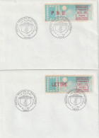 Vignette LSA,  Enveloppes 98/99, 1er Jour Sur Lettre Rare - 1981-84 LS & LSA Prototipos