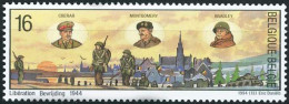 BELGIQUE Cinquantenaire Liberation  Montgomery, Bradley, Crerar Yvert N°2571 ** MNH. Neuf Sans Charnière - 2. Weltkrieg