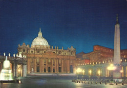 ROME, BASILICA OF ST. PETER, ARCHITECTURE, MONUMENT, STATUES, ITALY - San Pietro