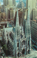 United States NY New York City Manhattan St. Patrick Cathedral Fifth Avenue 1958 Aerial - Manhattan