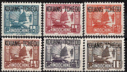 KOUANG TCHEOU Timbres-poste N°97* à 102* Neufs Charnières TB Cote 2.50€ - Nuovi