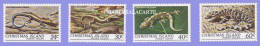 CHRISTMAS ISLAND 1981  REPTILES  SG 144-147  U.M. - Christmas Island