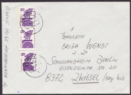 P98, MeF Mit Ganzsachenausschnitten, Sauberer Bedarfsbrief - Postcards - Used