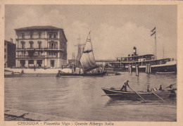 Chioggia Piazzetta Vigo Grande Albergo Italia 1948 - Chioggia