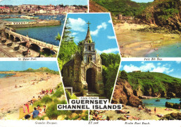 GUERNSEY, MULTIPLE VIEWS, BEACH, BRIDGE, ARCHITECTURE, BOATS, CHAPEL, CASTLE, UNITED KINGDOM - Guernsey