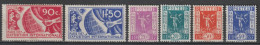 1936 - YVERT N°322/327 * MLH - EXPO 1937 - COTE = 57 EUR. - Nuevos