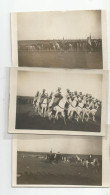 Photographie Nouba Militaire Charge Héroique Nord Africaine Caid Algériens ,marocains, Tunisiens ? Lot 3 Photos 6x9 Cm - Guerre, Militaire