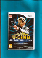 Exceptionnel Jeu Wii Neuf Non Déballé - JOHNNY HALLYDAY U-SING Avec 20 Chansons "clip" + 1 Chanson Offerte - Wii