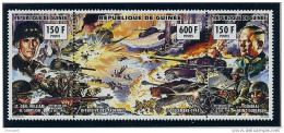 GUINEE 2eme Guerre Mondiale. Anniversaire Liberation. L'offensive Des Ardennes Yvert N°1034/36 ** MNH - WW2