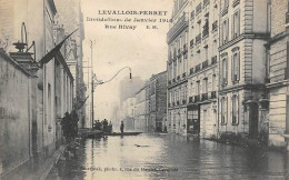 Levallois Perret          92         Inondations 1910:  Rue Rivay   - 2 -   (Voir Scan) - Levallois Perret