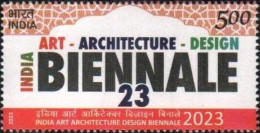 India 2023 BIENNALE Issue 1v Stamp MNH As Per Scan - Autres & Non Classés