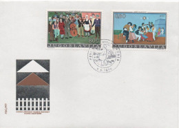 Yugoslavia, FDC,  1974, Michel 1869, 1874, Naive Art, One FDC Out Of Set Of Two, First Day Cancel Zagreb - Covers & Documents