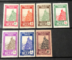 Lot De 7 Timbres Neufs* Niger Aof 1926 - Ongebruikt