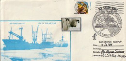 MV Green Wave - & USCGC Polar Star To Mc Murdo South Pole Station. OPERATION DEEP FREEZE 1985 - Cartas & Documentos