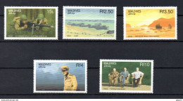 MALDIVES 2eme Guerre Mondiale. Anniversaire Libération. Yvert N°1271/75 ** MNH - WW2