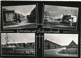 GROETEN UIT SCHOONBROEK   FOTOKAART    2 SCANS - Retie