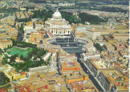 Città Del Vaticano, Piazza E Basilica Di San Pietro, Veduta Aerea, St. Peter's Square And The Basilica, Aerial View - Vaticano