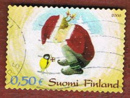 FINLANDIA (FINLAND) -  MI 1825 -  2006  CHRISTMAS  -       USED ° - Usati