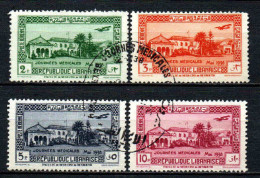 Grand Liban - 1938 - Journées Médicales  - PA 75 à 78  - Oblit - Used - Airmail