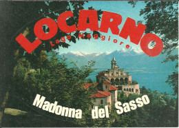 Locarno (Tessin, Svizzera) Orselina, Basilica Santuario Madonna Del Sasso, Panorama, Vue, View, Ansicht - Orselina