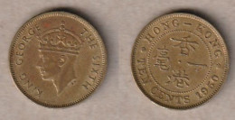 00875) Hongkong, 10 Cents 1950 - Hongkong