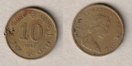 00808) Hongkong, 10 Cents 1982 - Hong Kong