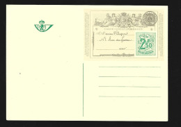 Briefkaart Carte Correspondance 2,50 F Belgique België Htje - Cartes Postales 1951-..