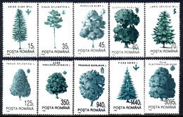 1994 Trees,Forest,Definitives,Bäume,Arbres,Foret,Wood,Romania,M.4982 Y,CV$20/MNH - Nuevos