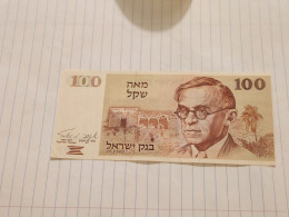 Israel-100 SHEQEL-ZEV ZABOTINSKY-(1978-79)-(BLACK-NUMBER)-(443)-(4621404231)-U.N.C-bank Note - Israel