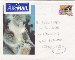 AUSTRIALIA - BUSTA VIAGGIATA PER BERGAMO - ITALIA  - 2000 - Covers & Documents