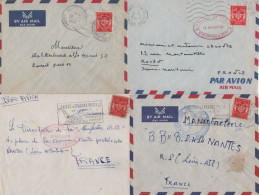 Soudan - Lot De 4 Lettres Avec Timbre FM - Storia Postale