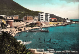 Cartolina Dorgali Marina Rientro Da Grotte Bue Marino Spiaggia Case Colorata (Nuoro) - Nuoro