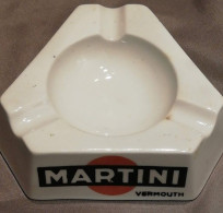 Cendrier Martini Dry - Rossi (Vermouth, Apéritif à Base De Vin) - Porcelana