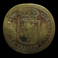 France, Louis XIV, Rechenpfennig - CORNELIUS LAUFFERS, (1658-1711), Laiton (Brass), B+ (F) - Monarchia / Nobiltà