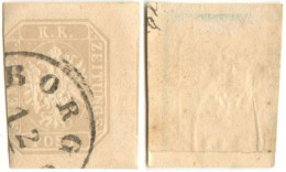 AUSTRIA 1863 - FRANCOBOLLO PER GIORNALI Kr. 1,05 USATO (ZEITUNGSMARKE) - MICHEL 29 - Dagbladen