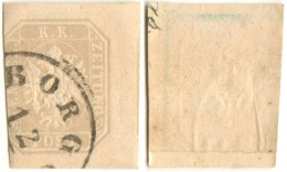 AUSTRIA 1863 - FRANCOBOLLO PER GIORNALI Kr. 1,05 USATO (ZEITUNGSMARKE) - MICHEL 29 - Zeitungsmarken