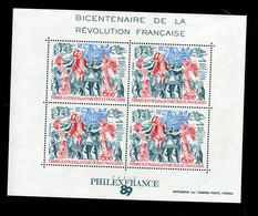 TAAF - YV BF 1 N** MNH Luxe , Revolution - Blocks & Kleinbögen