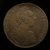 France, Louis XV, COMITIA BURGUNDIAE (Etats De Bourgogne), 1746, Cuivre (Copper), TB+ (VF), Feu#9849 - Royal / Of Nobility