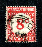 439 BCXX 1924 Scott #J4 Used (offers Welcome) - Straits Settlements