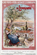 Paul KAUFFMANN --Chemins De Fer D'Alsace Lorrainne - " LA  LORRAINNE" Carte Postale Ancienne - Kauffmann, Paul