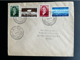 NORWAY NORGE 1942 LETTER FIRST DAY CANCEL OSLO 12-06-1942 NOORWEGEN - Storia Postale