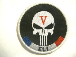 ECUSSON DES COMMANDOS FORCES SPECIALES ELI 5 OPEX SCRATCH AU DOS 85MM - Luchtmacht