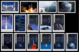 China Postcard，Beidou Satellite，15 Pcs - Chine