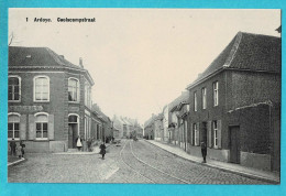 * Ardooie - Ardoye (West Vlaanderen) * (Edit Thiers - L.C. Gand, Nr 1) Coolscampstraat, Tramway, Café, Animée, TOP - Ardooie