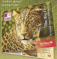 SOUTH AFRICA, 2017, Booklet 82a,  The Big Five, Date On Margin 2017.06.09 - Carnets