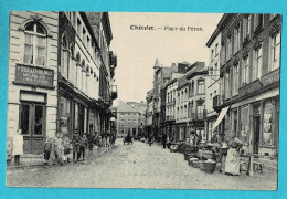 * Chatelet (Hainaut - La Wallonie) * Place Du Péron, V. Douillet Delvaux Meubles, Boutique, Marchands, Animée, TOP - Chatelet