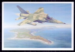 Photos - Reproductions - Avions - Avion De Guerre Avec Des Bombes Survolant Une île - Aviation