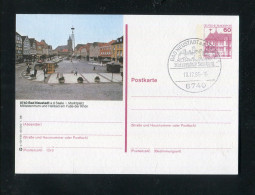 "BUNDESREPUBLIK DEUTSCHLAND" Bildpostkarte Mit Bildgleichem Stempel Ex "BAD NEUSTADT" (3863) - Illustrated Postcards - Used
