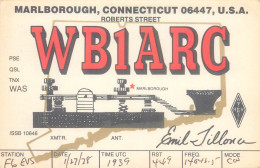 CARTE QSL : MARLBOROUGH, CONNECTICUT. USA. 1978. - Other & Unclassified